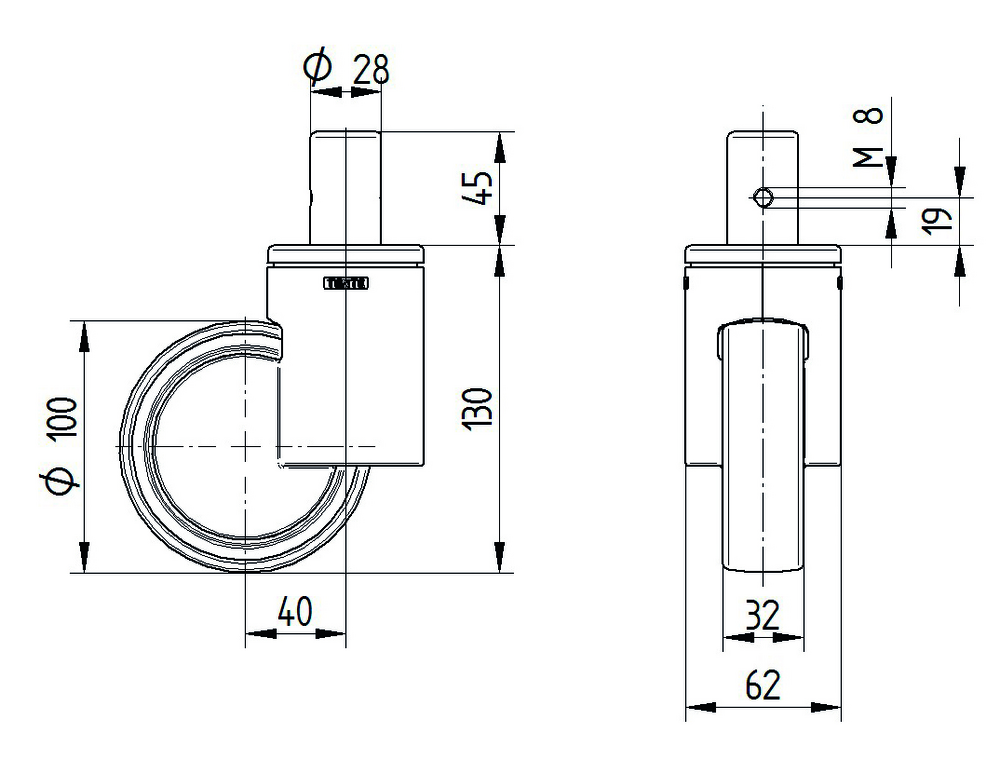 1040UAP100R05-28 RAL9002