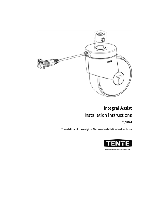 Integral assist Installation instructions